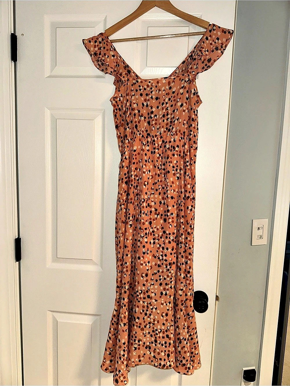 Socialite Abstract Print Midi Dress Size Medium